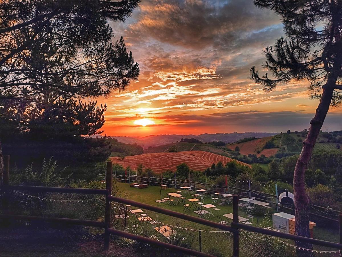 La Tomatica In Commedia Villa Mongardino Bagian luar foto